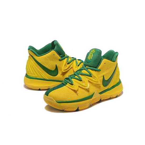 Kyrie Irving V EP Men Basketball Shoes Yellow Dark Green-2